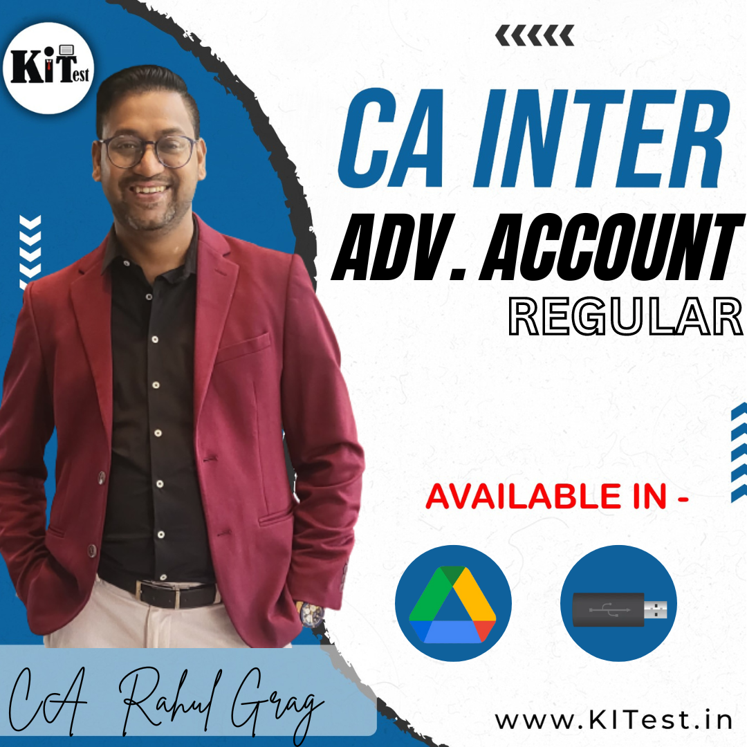 CA Inter Advanced Accounts New Syllabus Regular Batch CA Rahul Garg