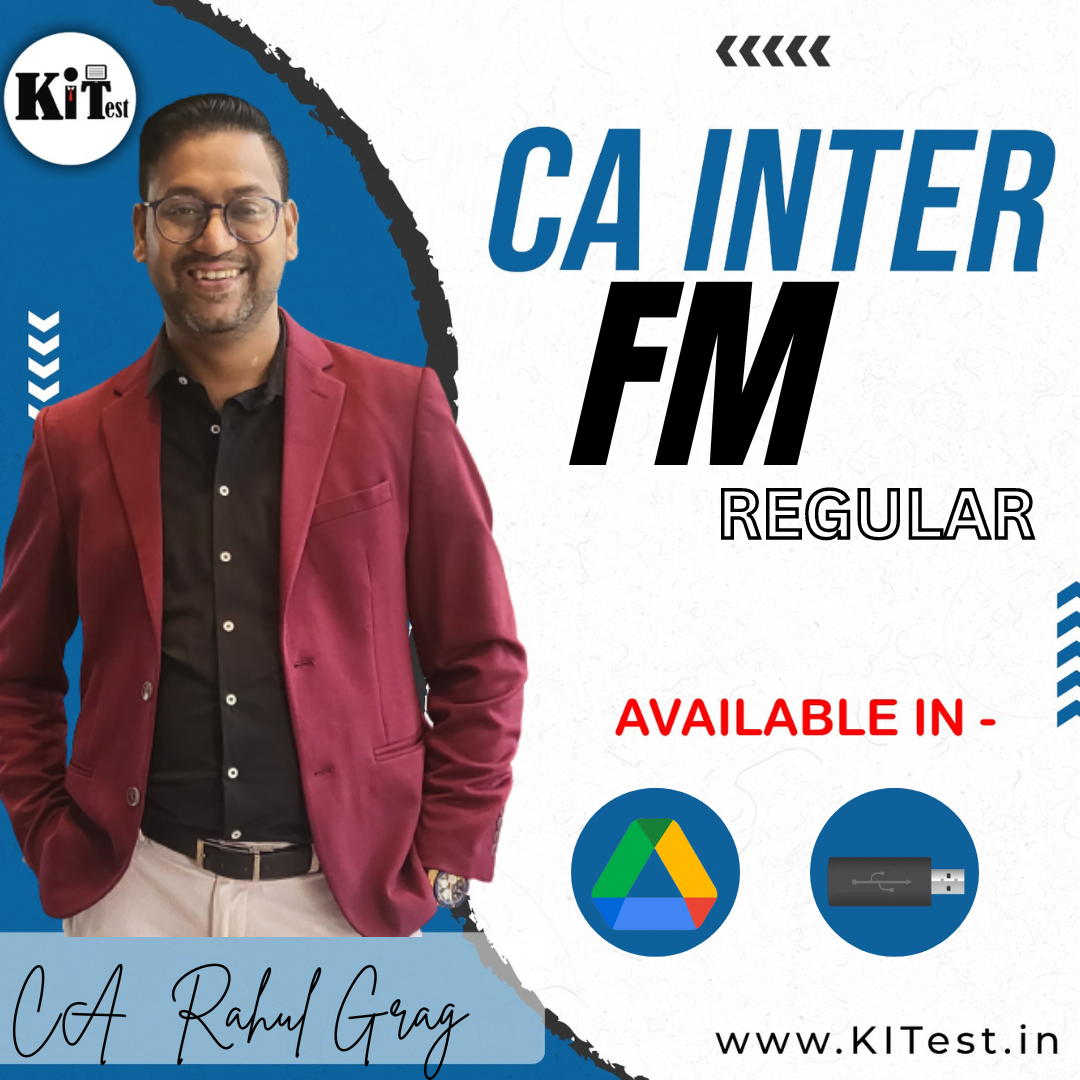 CA Inter FM Only New Syllabus  Regular Batch by CA Rahul Garg