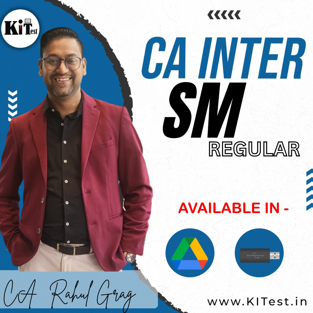 CA Inter SM New Syllabus  Regular Batch CA Rahul Garg