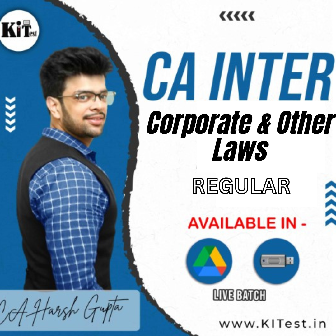 CA Inter Law New Syllabus Regular  Batch By Harsh Gupta