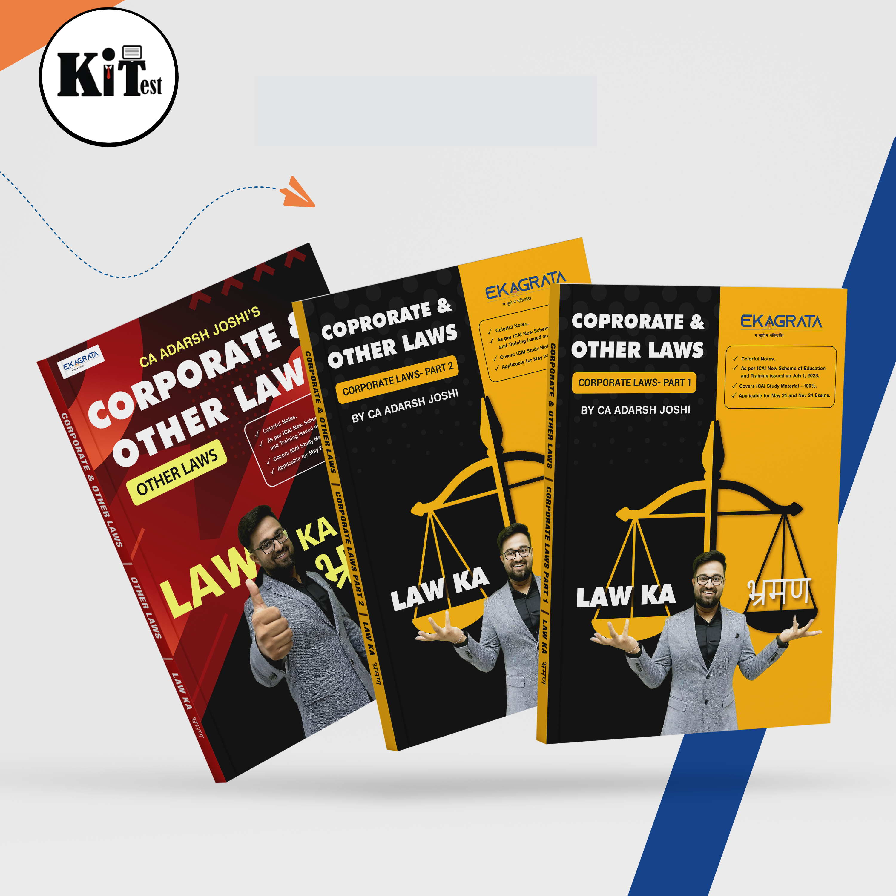 CA Inter Corporate And Other Law New Syllabus Books By CA Adarsh Joshi