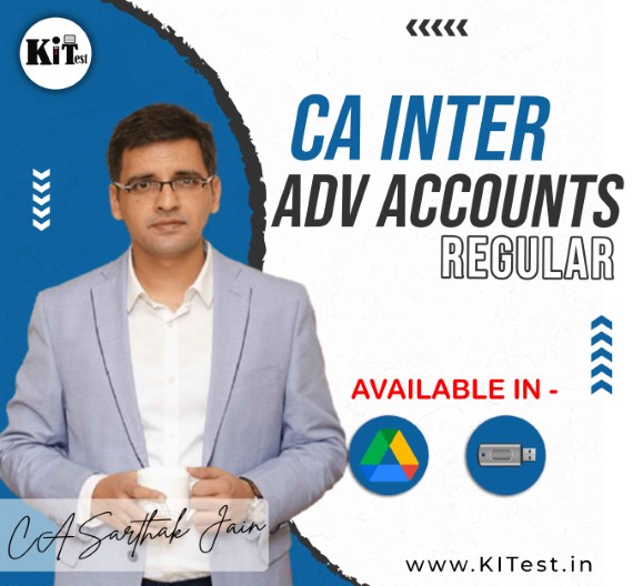 CA Inter Advance Accounts Regular Batch By CA Sarthak Jain