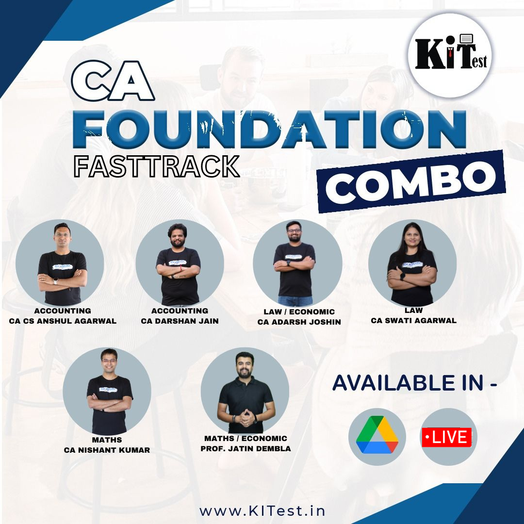 CA Foundation Fast Track Live Batch  for June 24