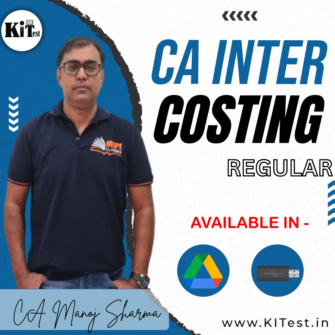CA Inter Cost and Management Accounting New Syllabus Regular Batch By CA Manoj Sharma