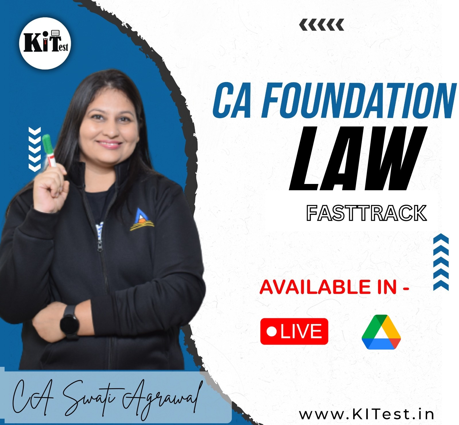 CA Foundation Law New Syllabus Fastrack Live Batch By CA Swati Agrawal